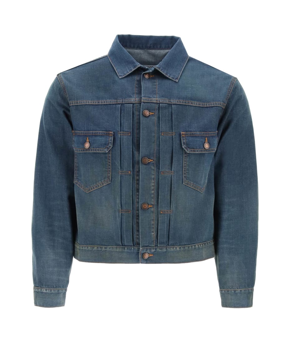 試着のみ極美品maison margiela PLEATED DENIM