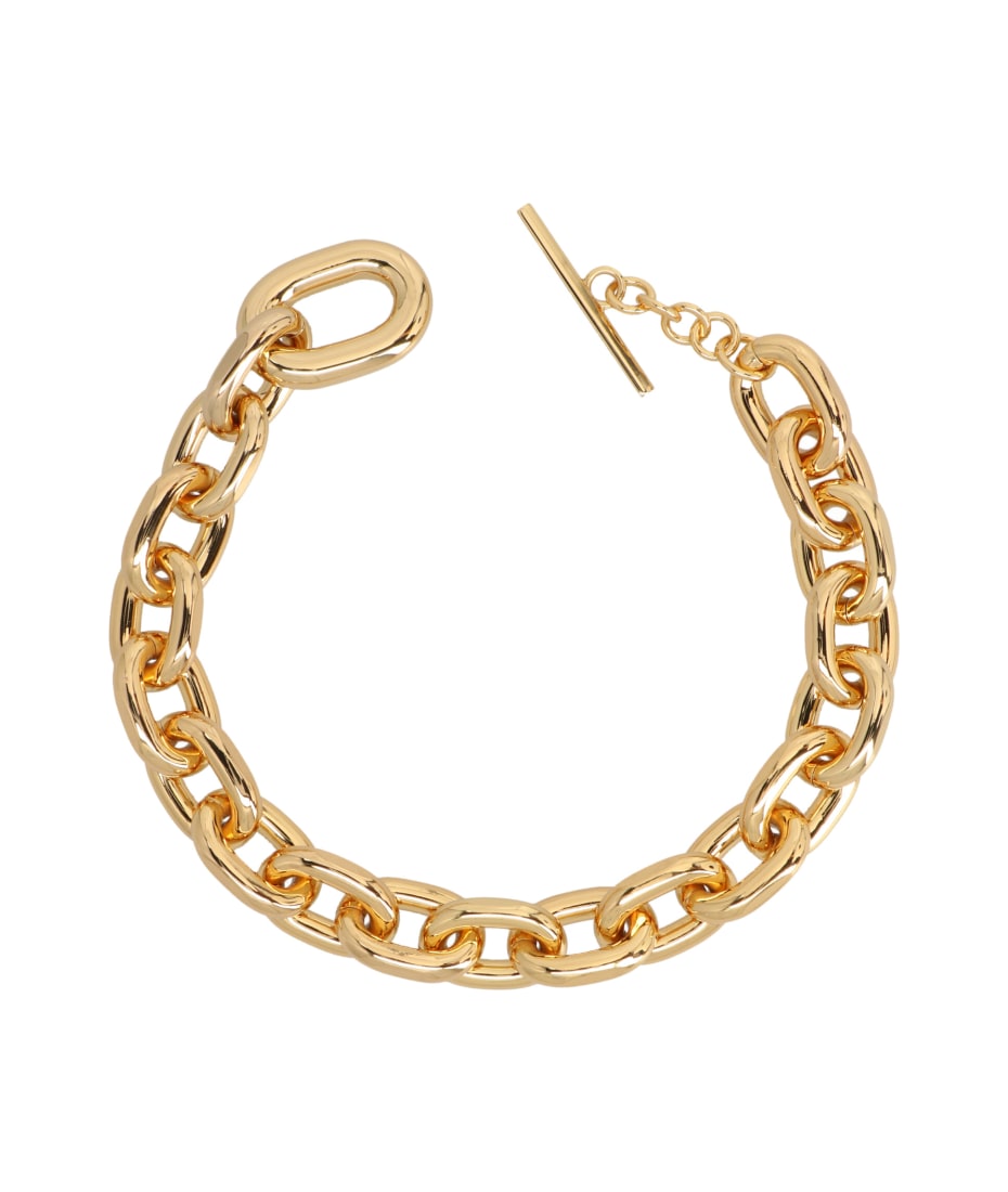 Paco Rabanne Xl Link Chain Earrings in Golden