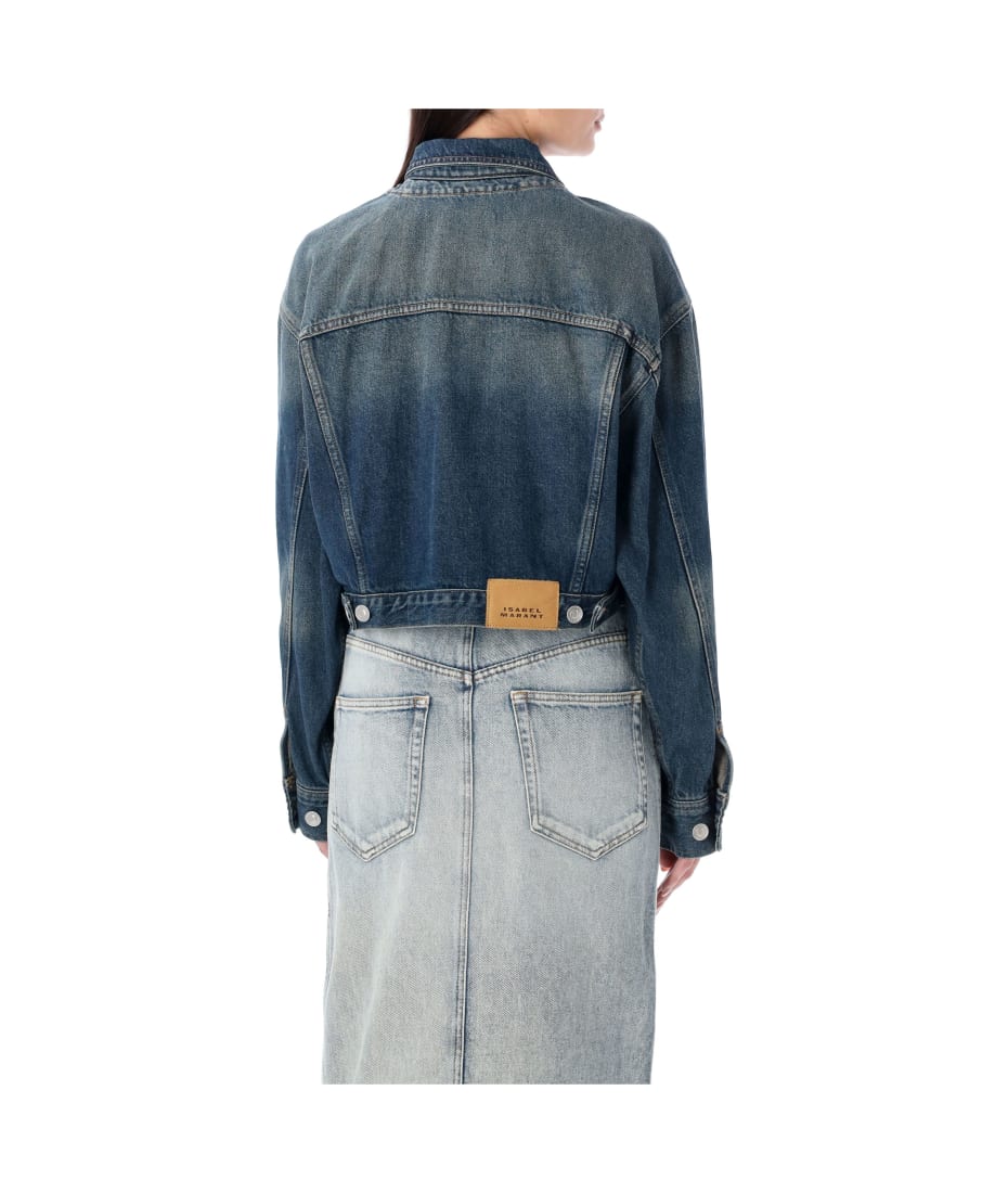 【関税込み】Isabel Marant ホワイト Tadia デニムジャケット ISABEL MARANT(イザベル マラン)834-11703 TADIA デニム
