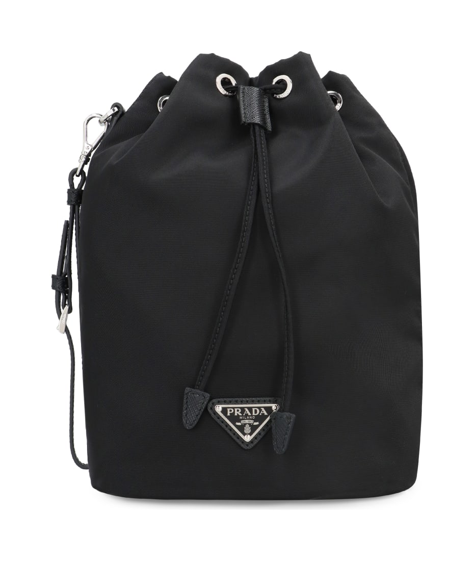 PRADA プラダ シガレットケース 小物入れ ブラック 三角プレート