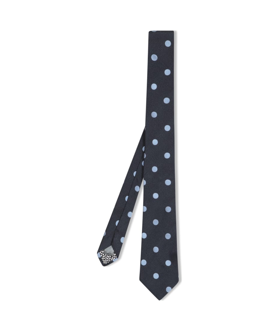 Paul Smith Blue Polka Dot Tie | italist