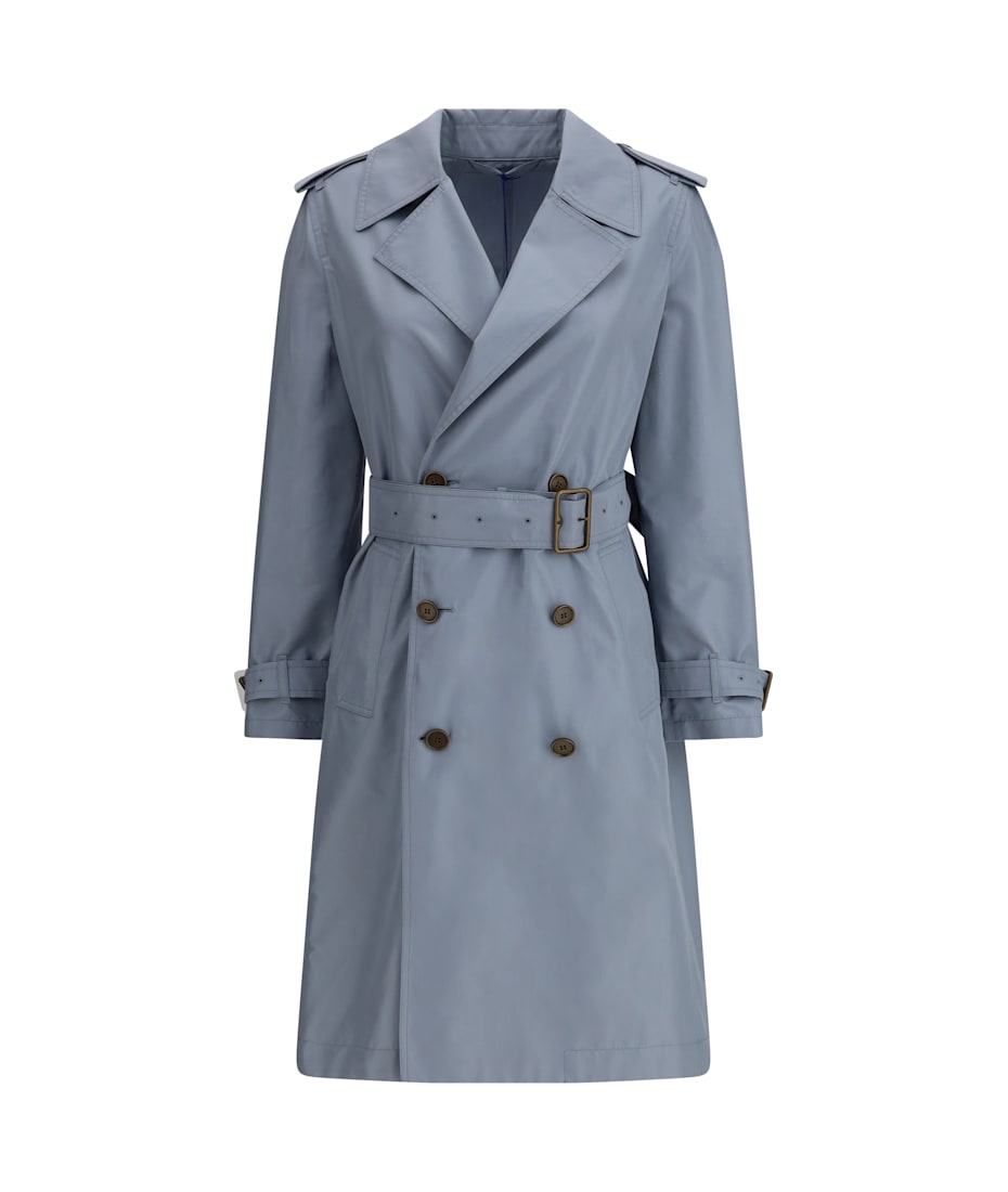 【VIP価格】BURBERRY Silk long Trench Coat Burberry Silk Long Trench Coat | italist