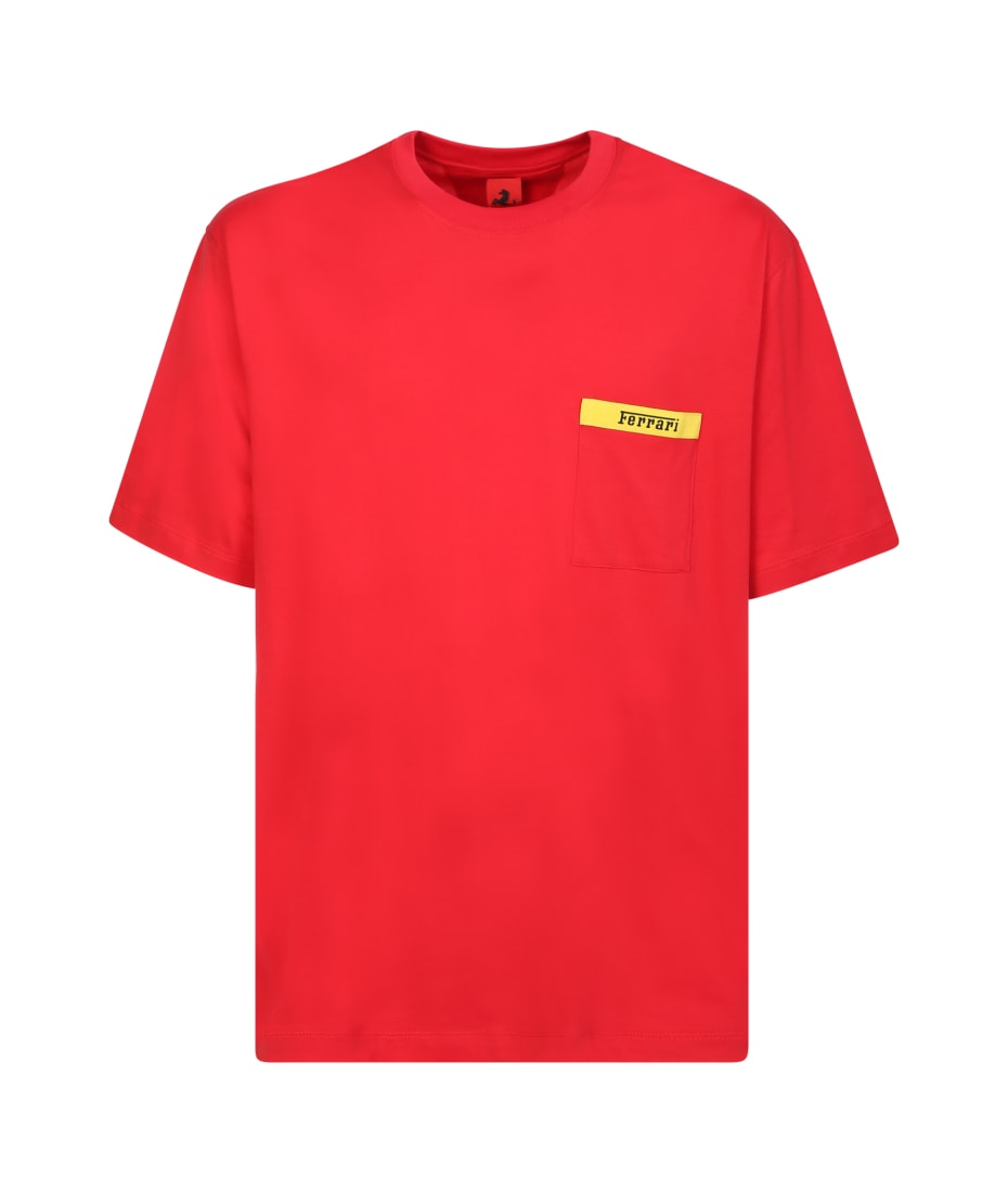 Tシャツ・カットソー Ferrari 47825 POCKET T-shirt Puma---Men_s-Scuderia-Ferrari-