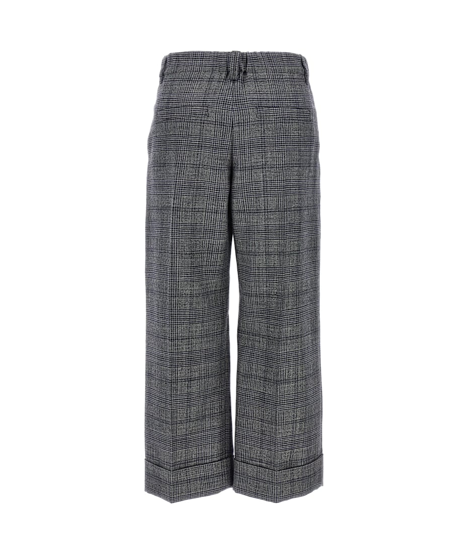 パンツ BRUNELLO CUCINELLI Pied de poule wool pants Brunello Cucinelli Pied De Poule Wool Pants | italist