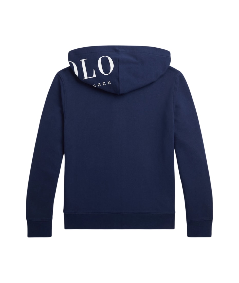 ★POLO RALPH LAUREN★ Cotton Jersey Hood (NAVY) Polo Ralph Lauren Fz Hood Knit Shirts Sweatshirt | italist