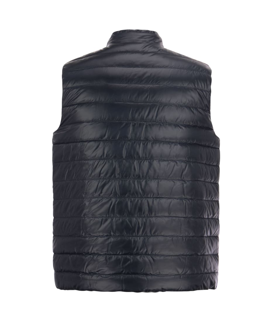 【関税＆送料込み】Herno Black Reversible Sleeveless Vest W Herno Reversible Vest. | italist