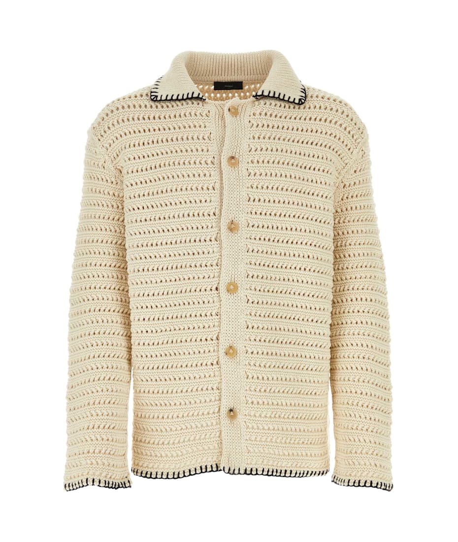 Tシャツ・カットソー ALANUI SS24 Sand crochet shirt (LMHY002R24KNI001 0310) Alanui Sand Crochet Shirt | italist