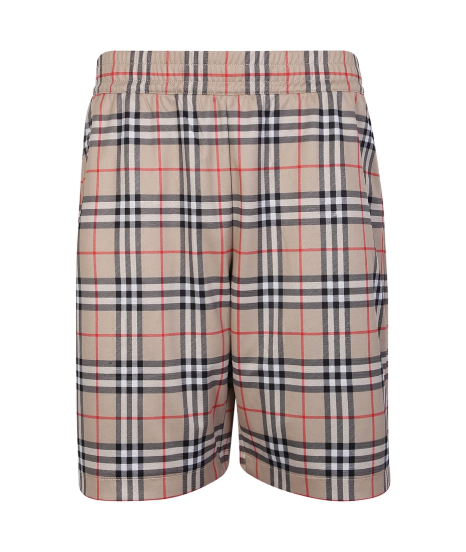 BURBERRY★セレブ愛用 Vintage Check Technical Twill Shorts Burberry Technical Twill Shorts With Vintage Check Tartan