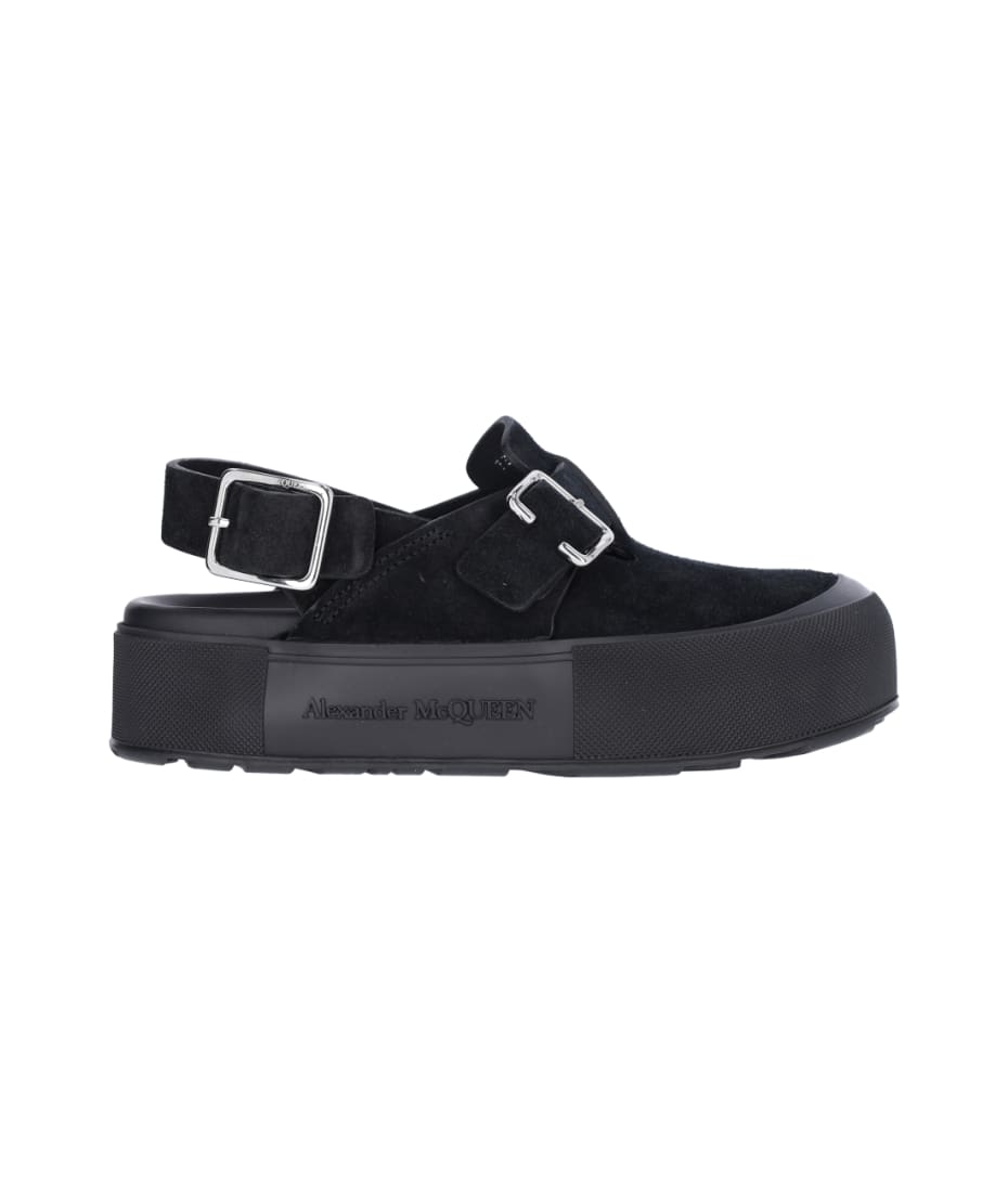 VIP【関税送料無料】希少 Alexander McQueen Leather Sandals Alexander McQueen Leather Sandals | Black | FARFETCH