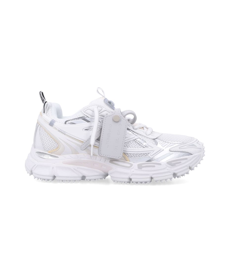 Off-White 'be Right' White Polyester Blend Sneakers