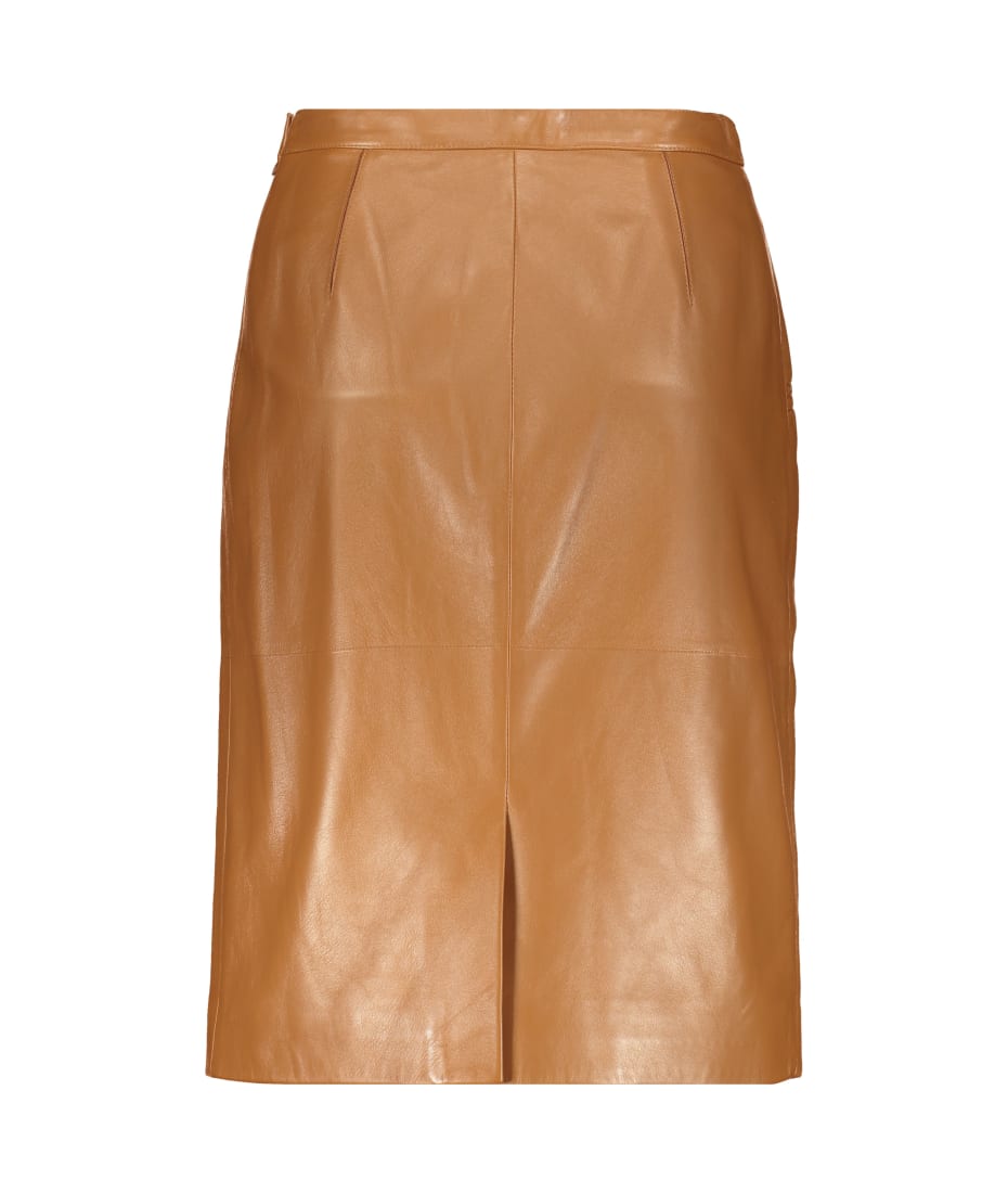 Burberry Leather Skirt italist