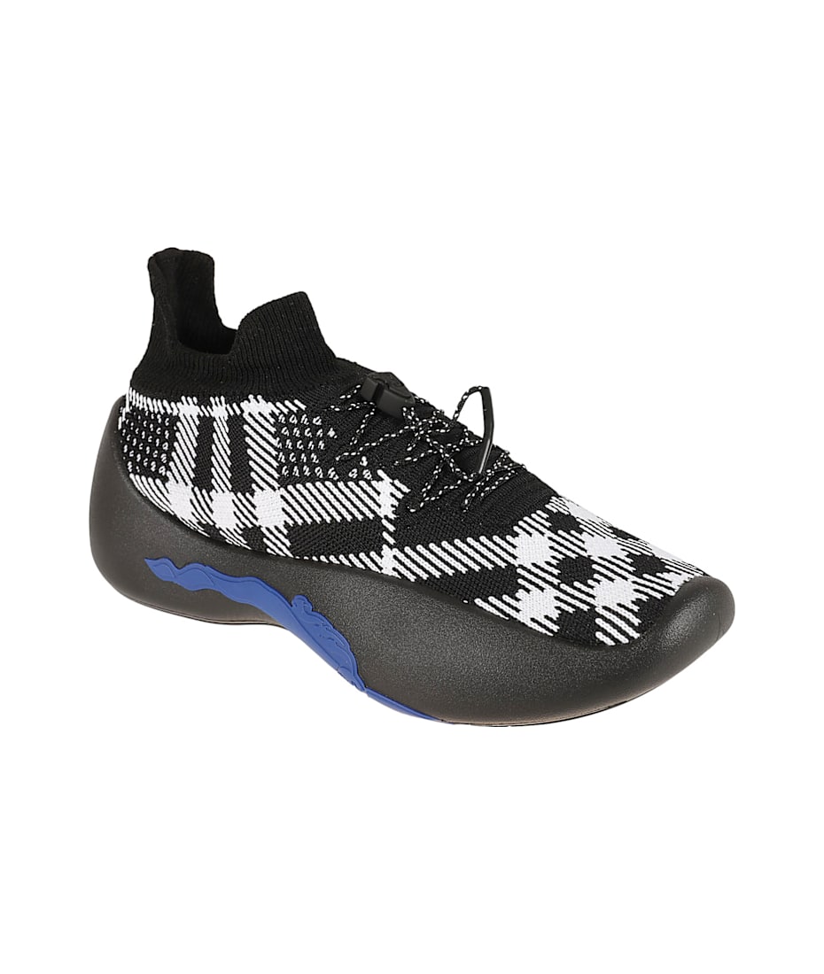 Fabric Check Sneakers