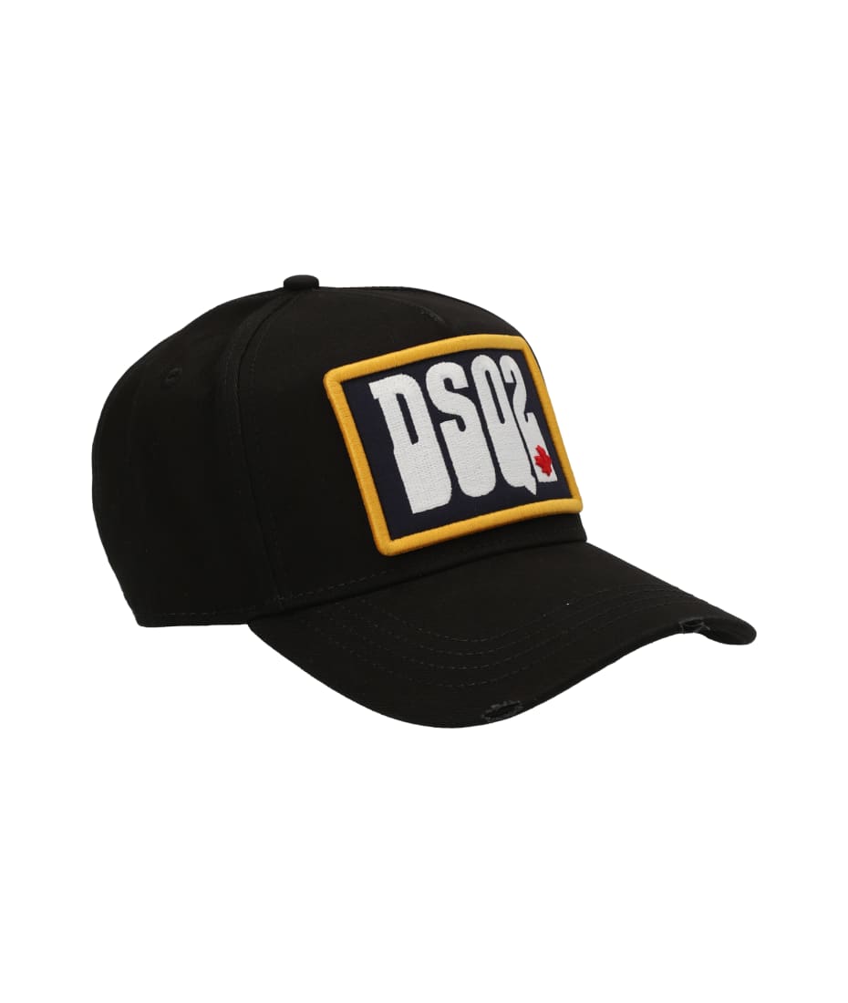 Dsquared2 Logo Patch Cap - Black  