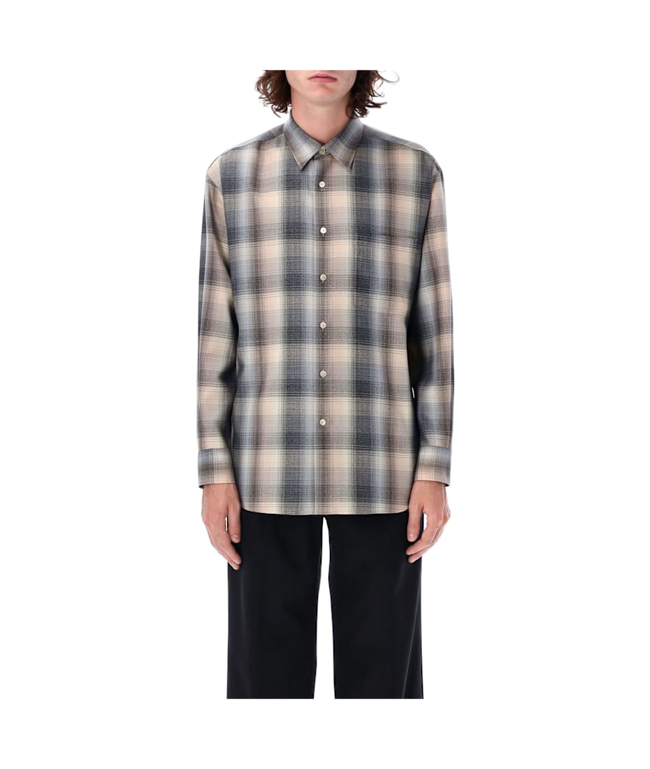 Auralee Super Light Wool Check Shirt | RichardyoungonlineShops | Sweatshirt  com capucho The North Face Canyonlands preto mulher