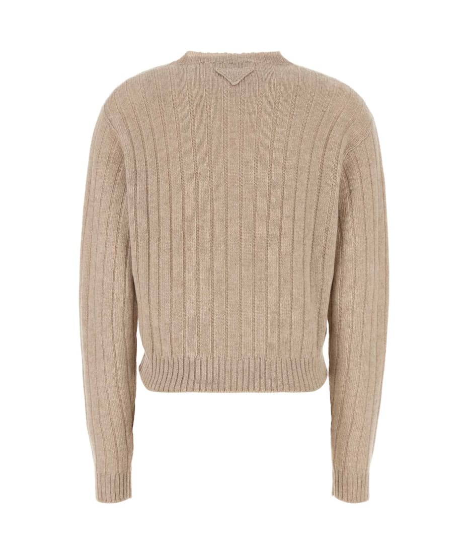 Prada Sand Cashmere Sweater | italist