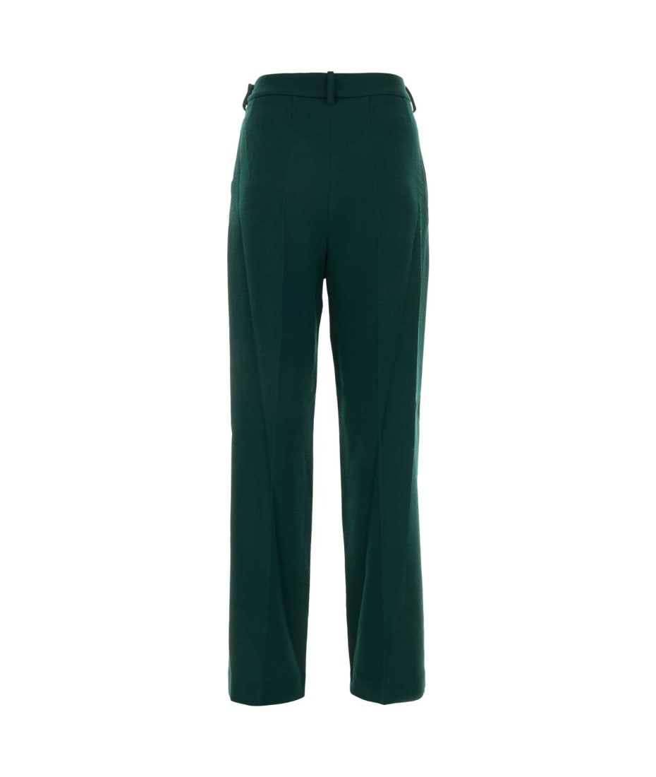 パンツ ALEXANDRE VAUTHIER Dark green wool pant Alexandre Vauthier Dark Green Wool Pant | italist