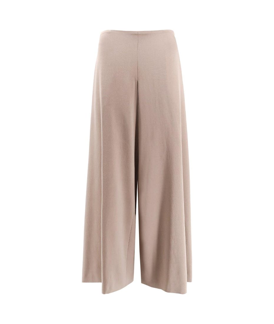 【THE ROW】FW24 'Dela' pants THE ROW Dela Mid-Rise Wide-Leg Wool Crepe Pants - Bergdorf