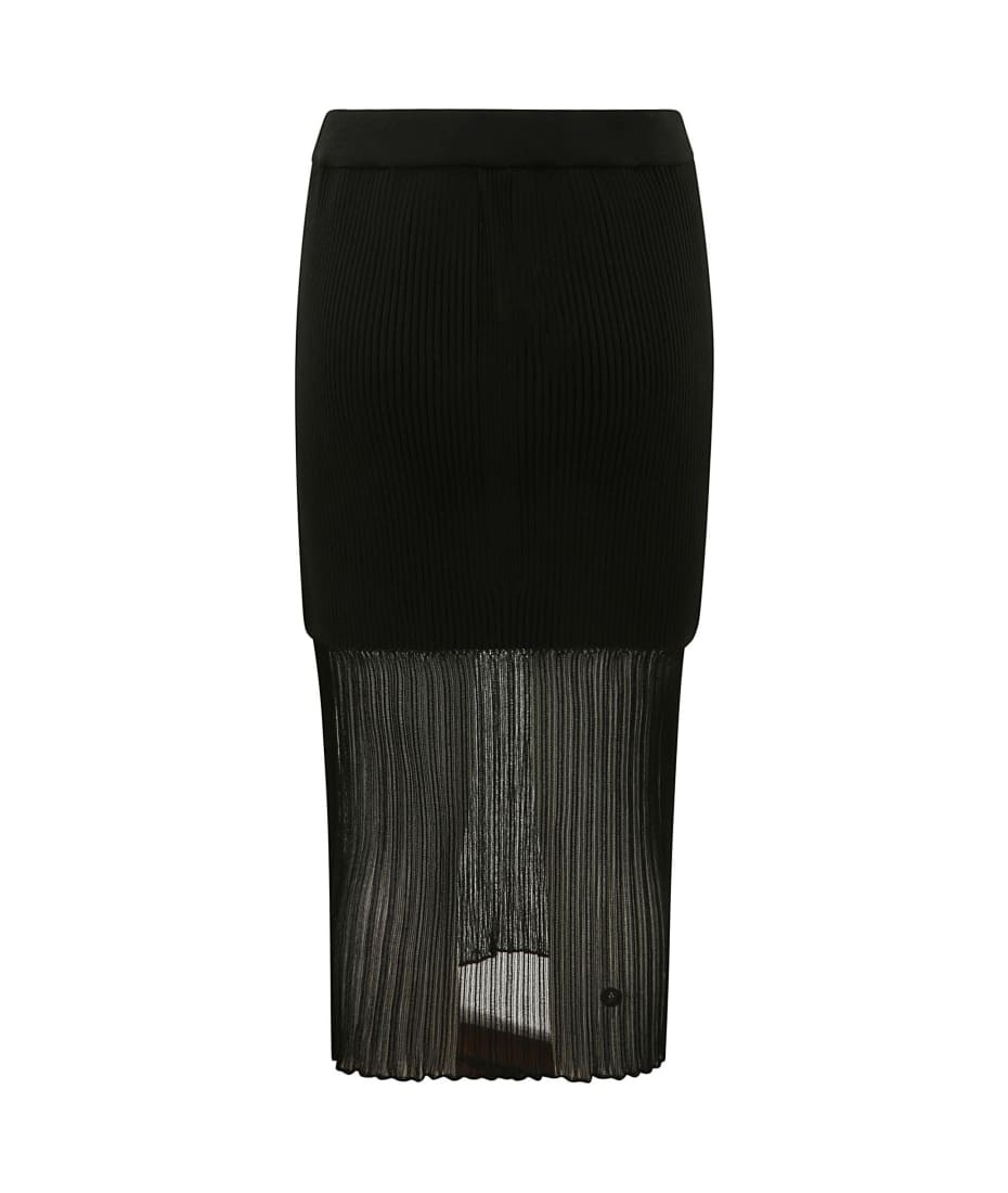 CFCL Fluted Lucent Glitter Tight Skirt | italist