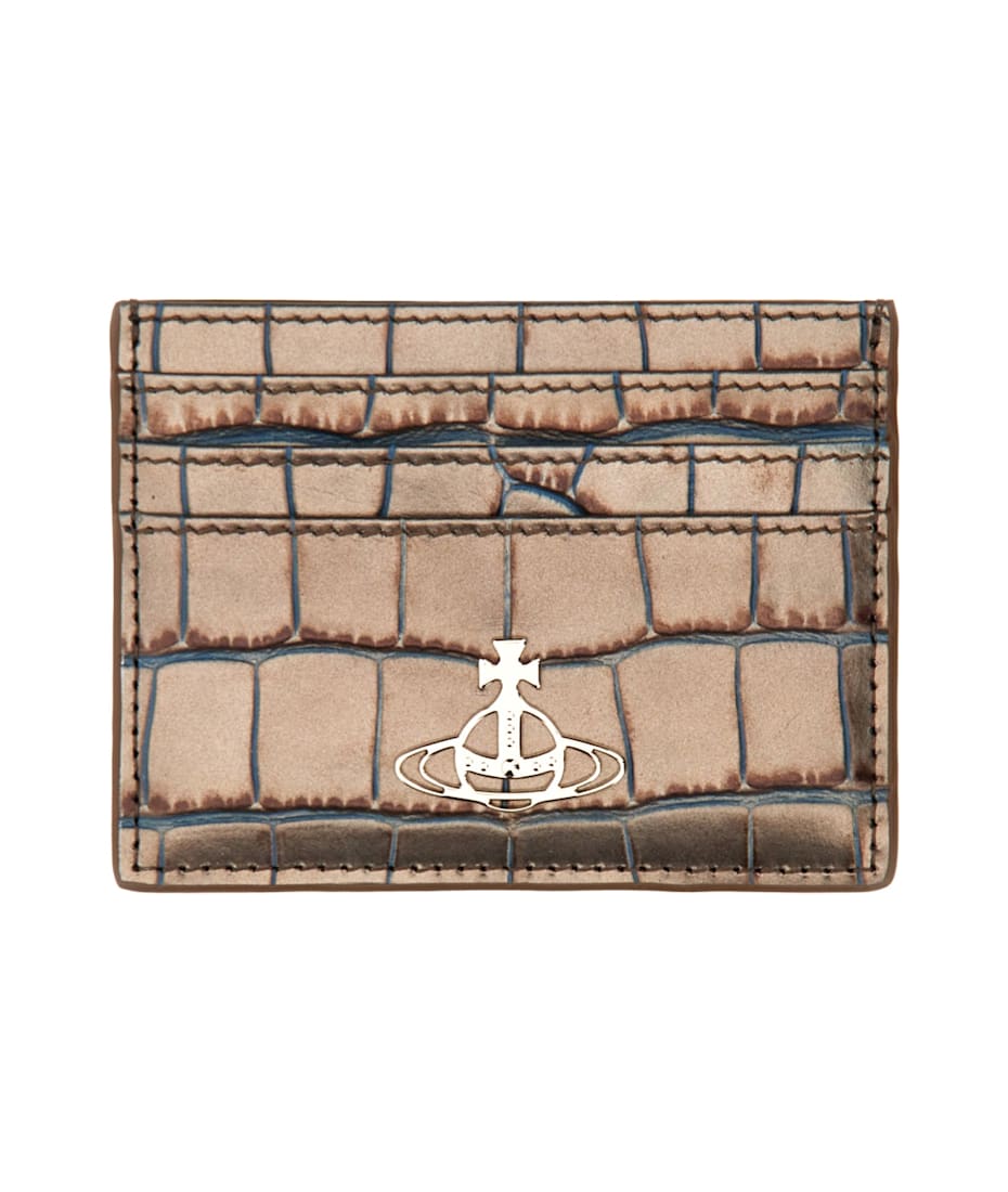 カードケース・名刺入れ Vivienne Westwood Orb Card Holder VINTAGE ORB LEATHER FLAP CARD HOLDER（名刺入れ）｜Vivienne
