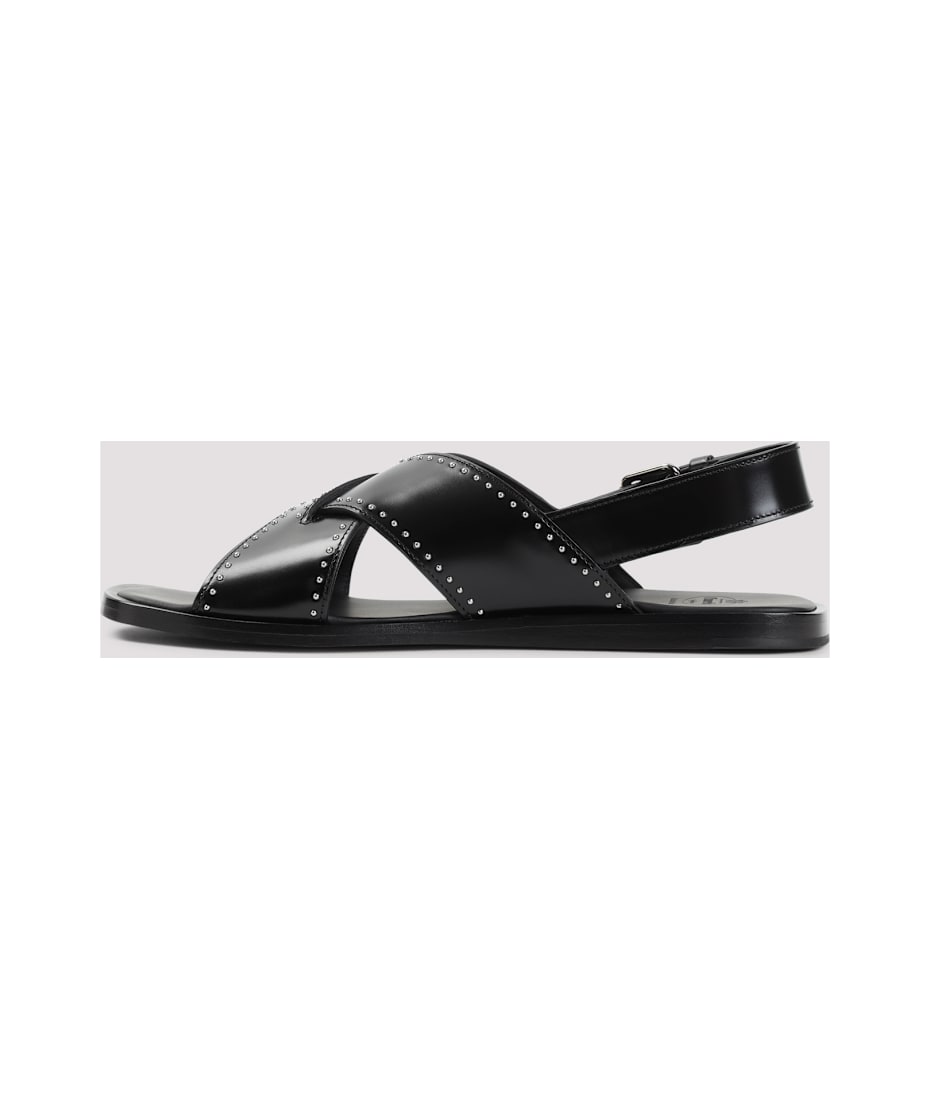 サンダル・ミュール Church's Black leather Oksana sandals (DX01189EM F0AAB) Church's Black Leather Oksana Sandals | italist