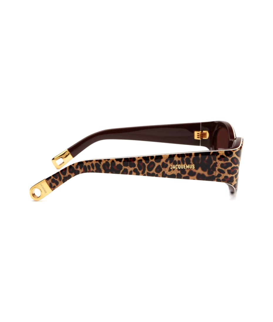 Jacquemus Ovalo - Leopard Sunglasses | italist