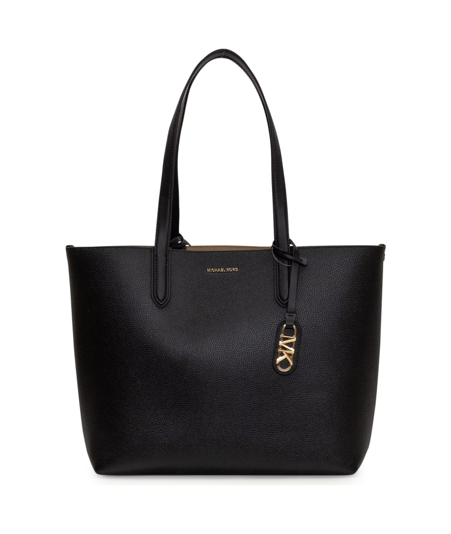 Michael kors black hot sale tote bag sale