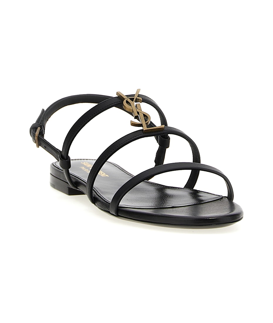 VIP価格.Saint Laurent SANDALO CASSANDRE IN PELLE Saint Laurent Cassandre Sandals | italist