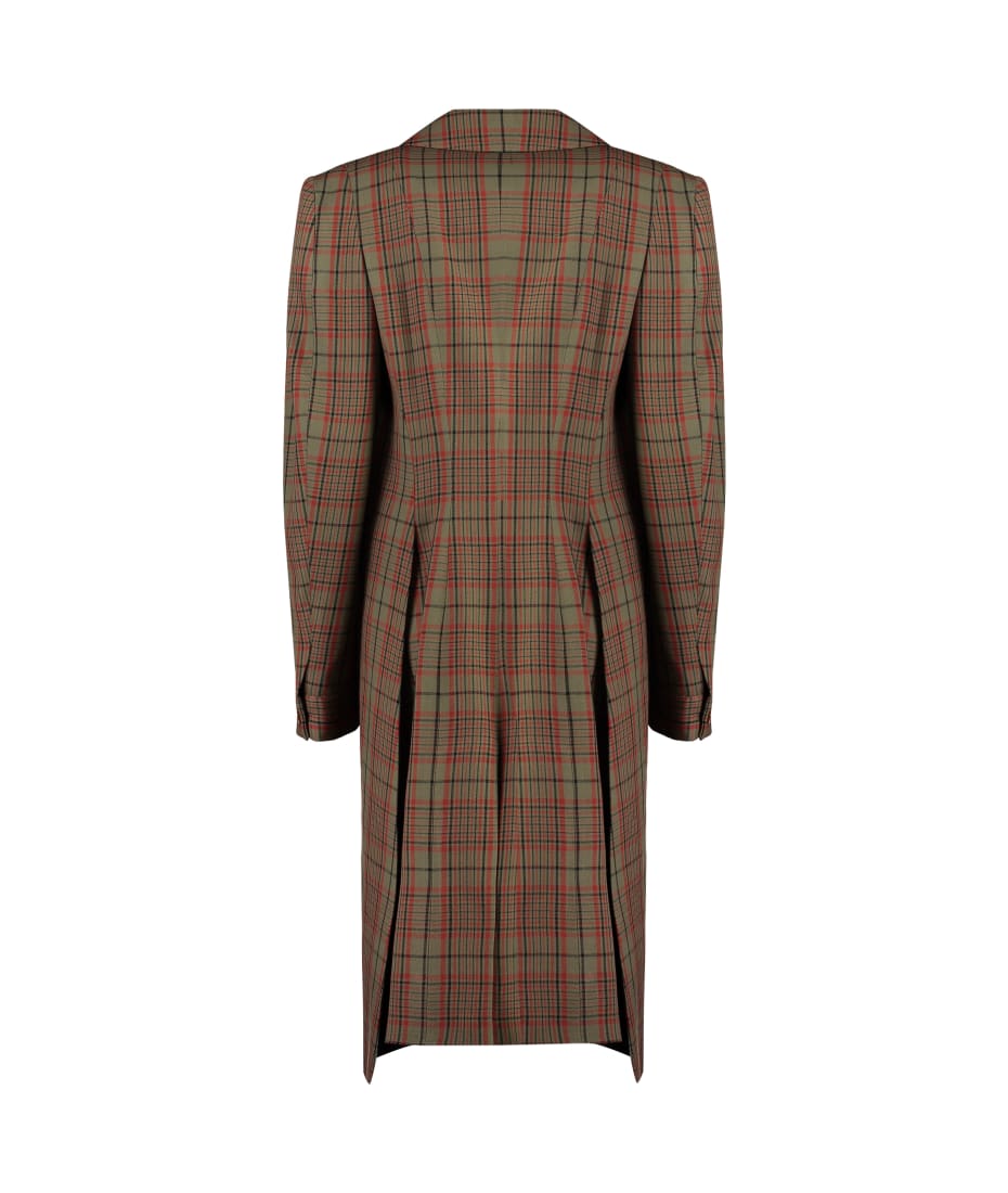 【送料&関税込】Vivienne Westwood Alien Wool Long Coat Vivienne Westwood - Alien wool long coat Multicolor - The Corner