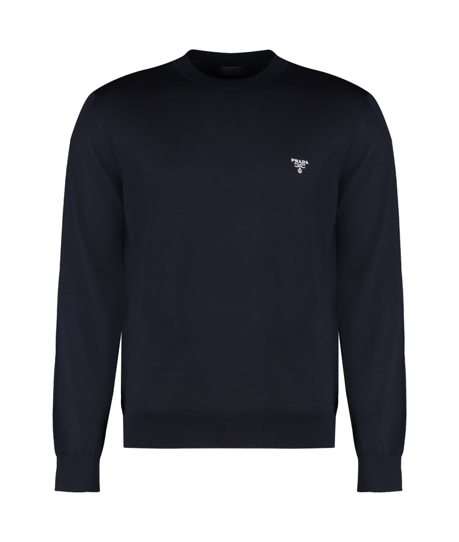 プラダ Prada Long Sleeves Crewneck Sweater Prada Long Sleeve Crew-neck Sweater | italist