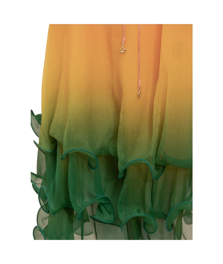 Casablanca Rainbow Gradient Cocktail Dress | italist, ALWAYS LIKE A SALE