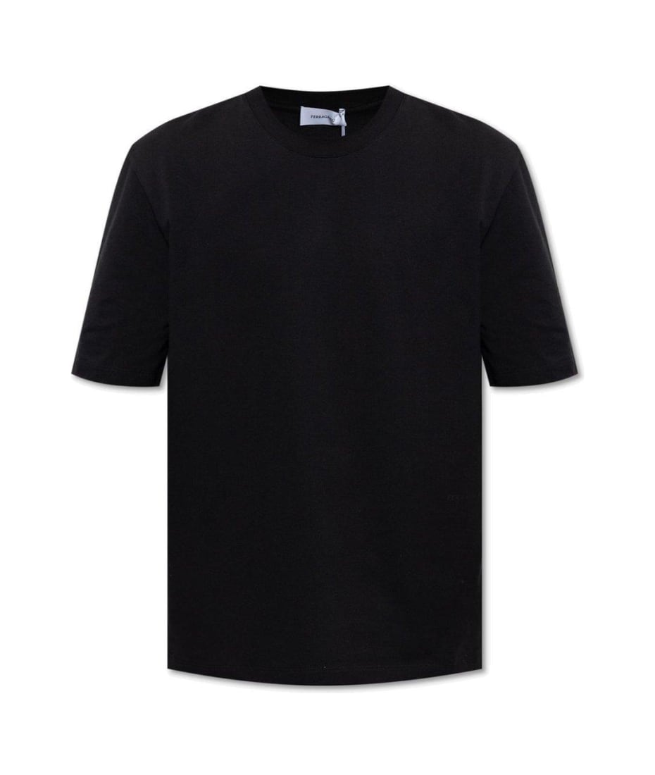 Salvatore Ferragamo｜SHORT-SLEEVED ROUND NECK T-SHIRTS ( Short sleeved t-shirt with graphic logo - Men | Ferragamo
