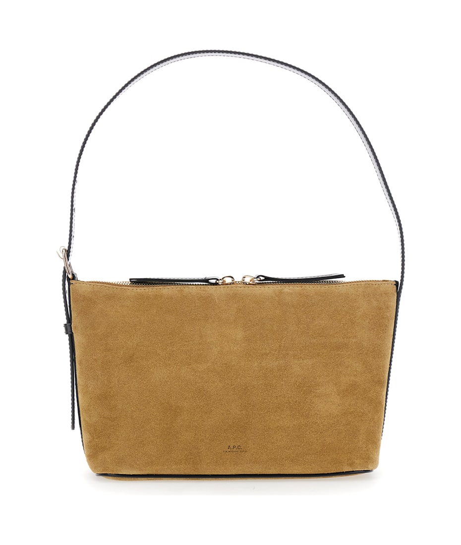 【関税込み】Vera Shoulder Bag - A.P.C. - Leather - Beige Vera bag | Grained leather and smooth leather | A.P.C.