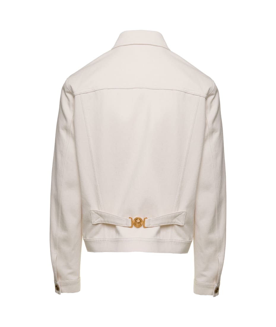 Versace white shop denim jacket