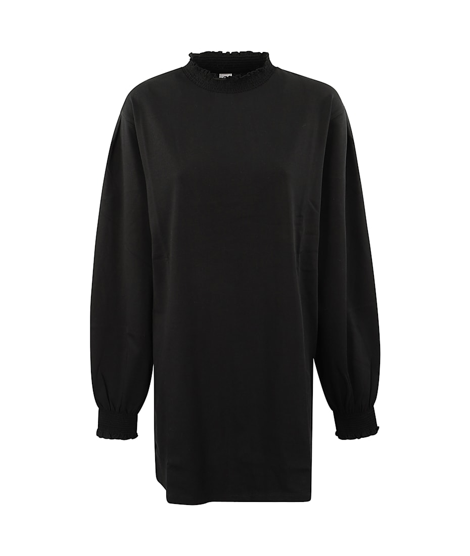 Men Longsleeve Ruffle Dress Knit