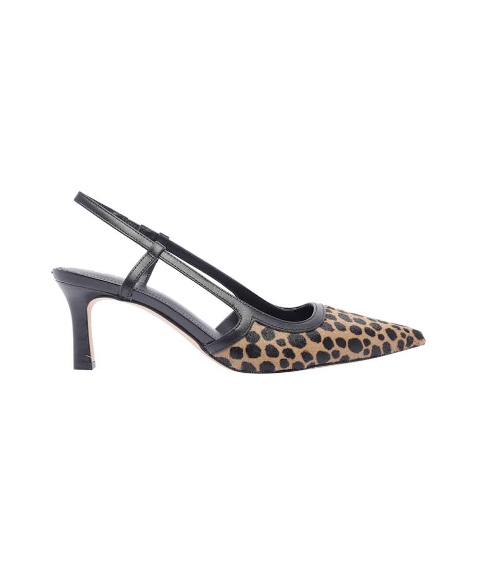 パンプス MICHAEL MICHAEL KORS ALORA SLINGBACK DECOLLETE' Michael Kors Alora Woven Leather Slingback Pumps | Dillard's