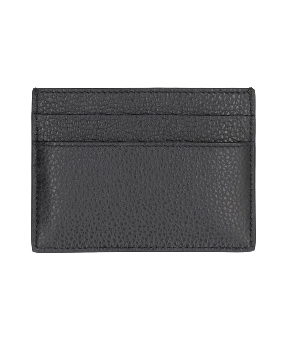 Balenciaga Neo Classicneo Classic Pebbled Calfskin Card Holder - black