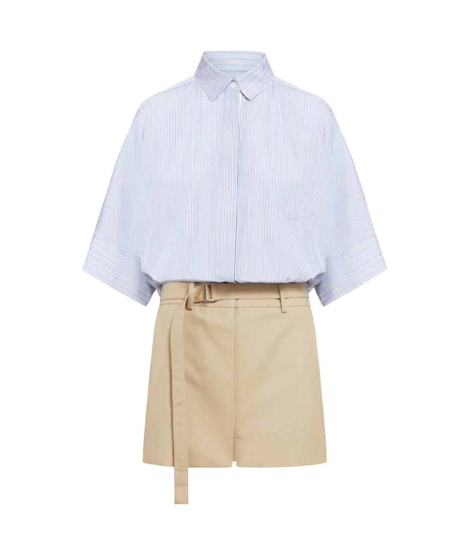 Sacai Thomas Mason / Cotton Poplin Dress | italist