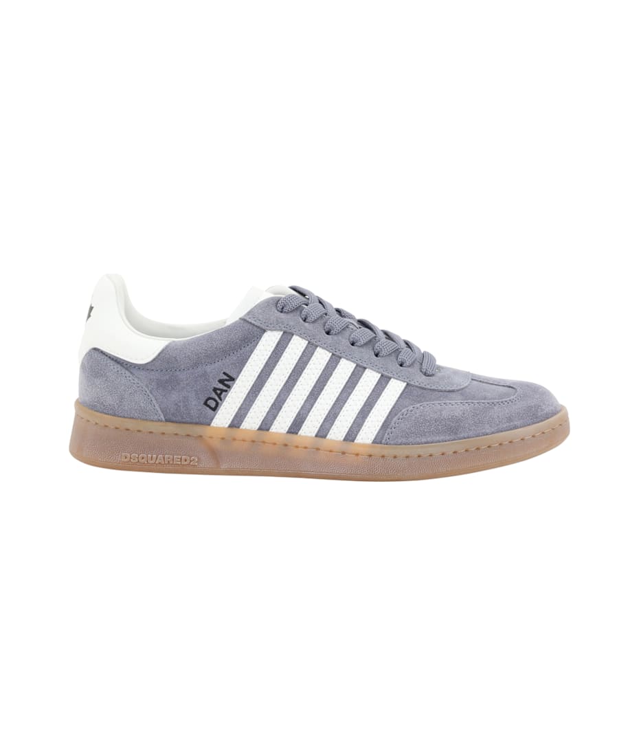 スニーカー D SQUARED2 Powder blue suede Boxer sneakers Dsquared2 Boxer Sneakers | italist
