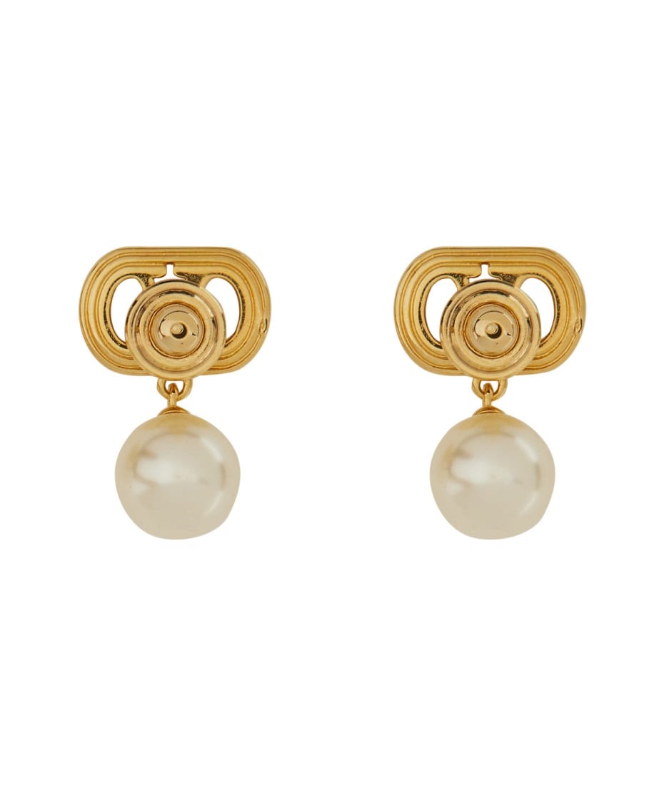 【ヴァレンティノ】Oval earrings in l and swarovski Valentino Garavani Oval earrings in metal and Swarovski