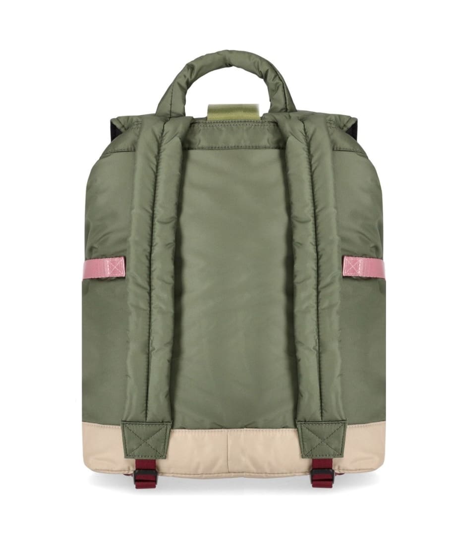 Ganni Tech Military Green Backpack | italist
