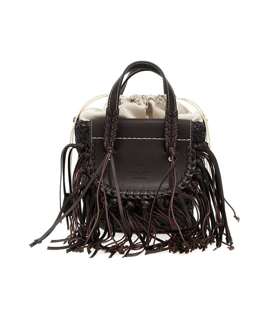 トートバッグ CUBA LAB Cuba Lab 'Habanera Fringes - Ebony' handbag Cuba Lab 'habanera Fringes - Ebony' Handbag | italist