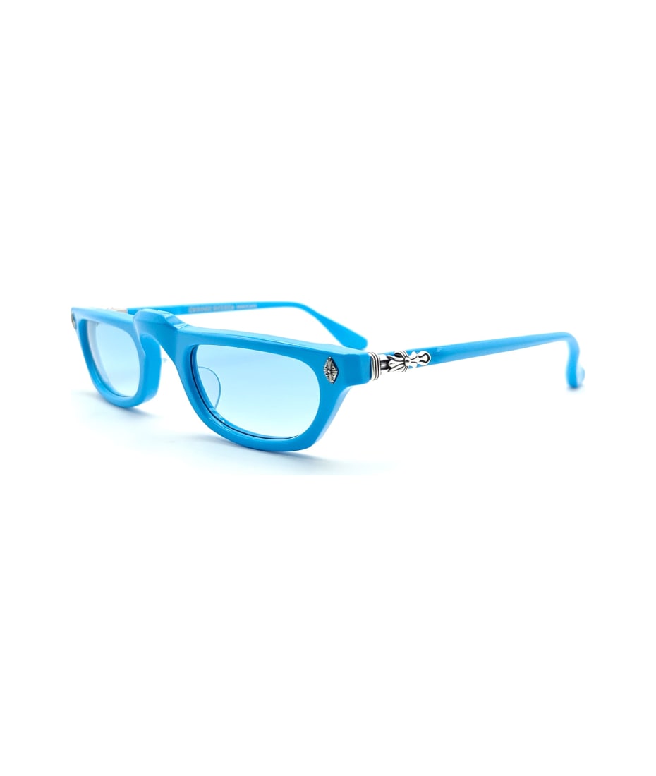 2024 Chrome hearts blue hearts Sunglass