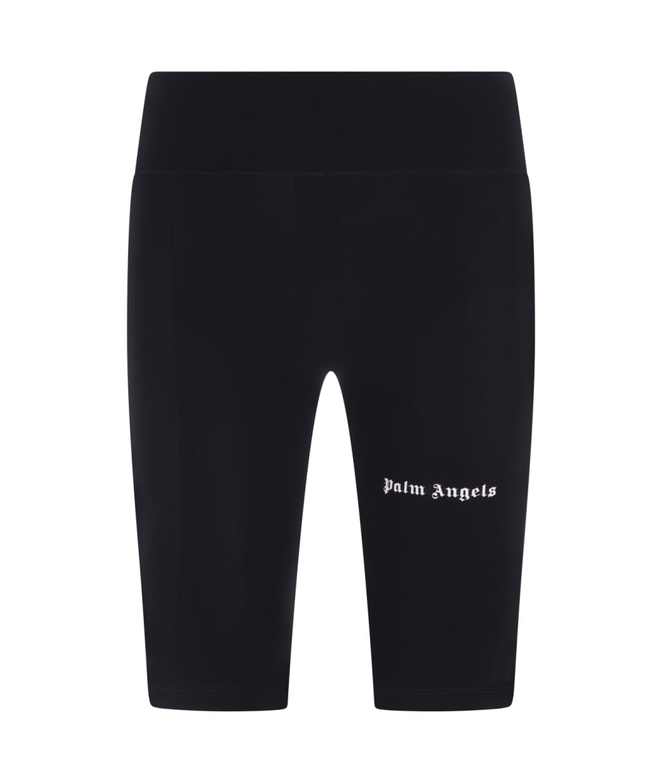 Black Stripe Leggings by Palm Angels on Sale