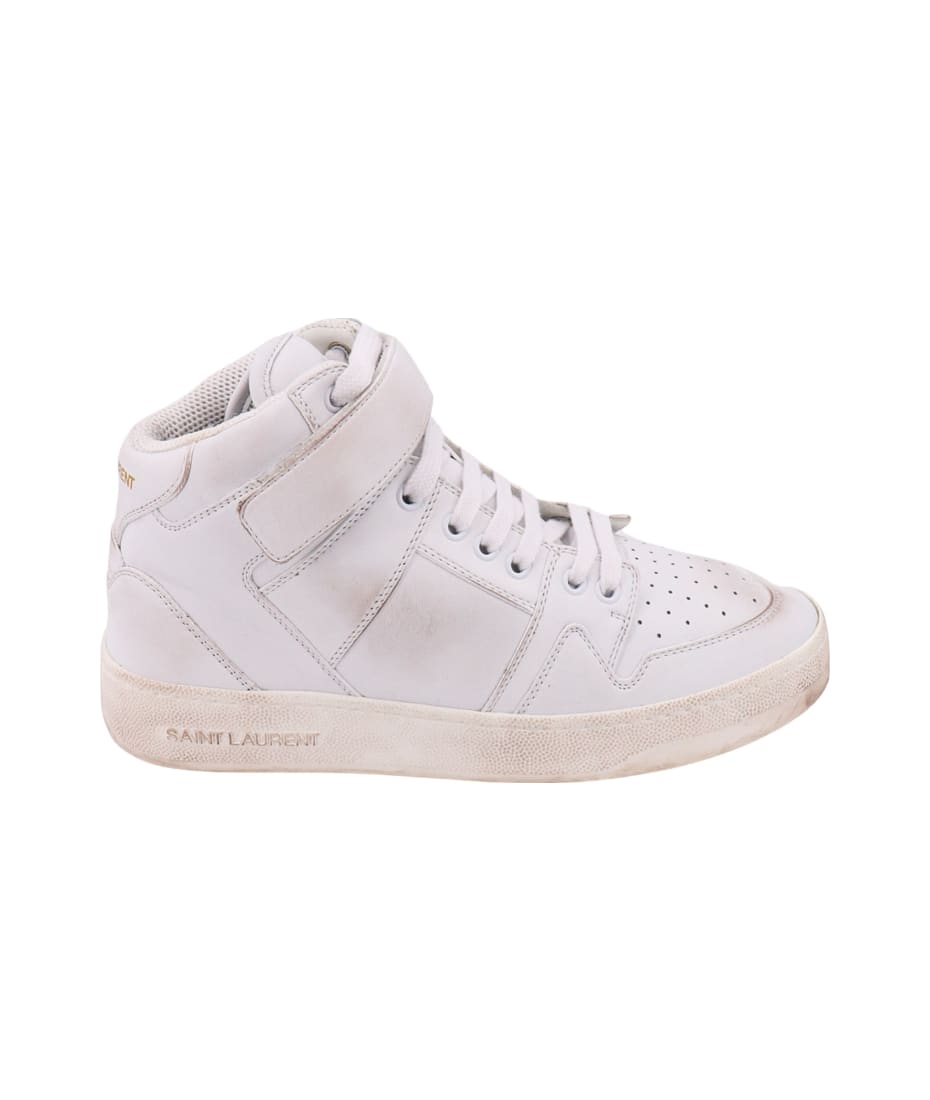 スニーカー Saint Laurent SS24 'Lax' sneakers (75731700NI0 9061) Saint Laurent Lax Sneakers | White | FARFETCH