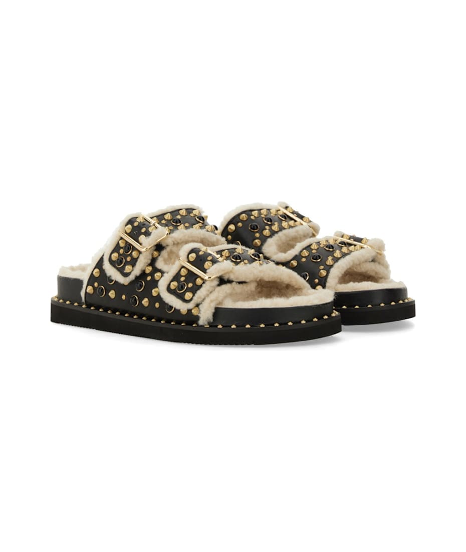 サンダル・ミュール ASH FW24 SANDAL \"UTAH BIS\" (UTAHBIS BABYSOFTBLACK) Ash Sandal 
