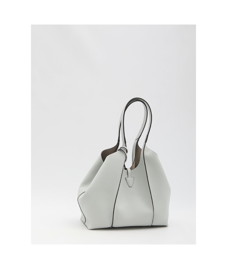 【関税＆送料込み】Tod'S T Timeless Small Shopping Bag Woman BROWN T Timeless Shopping Bag in Leather Small