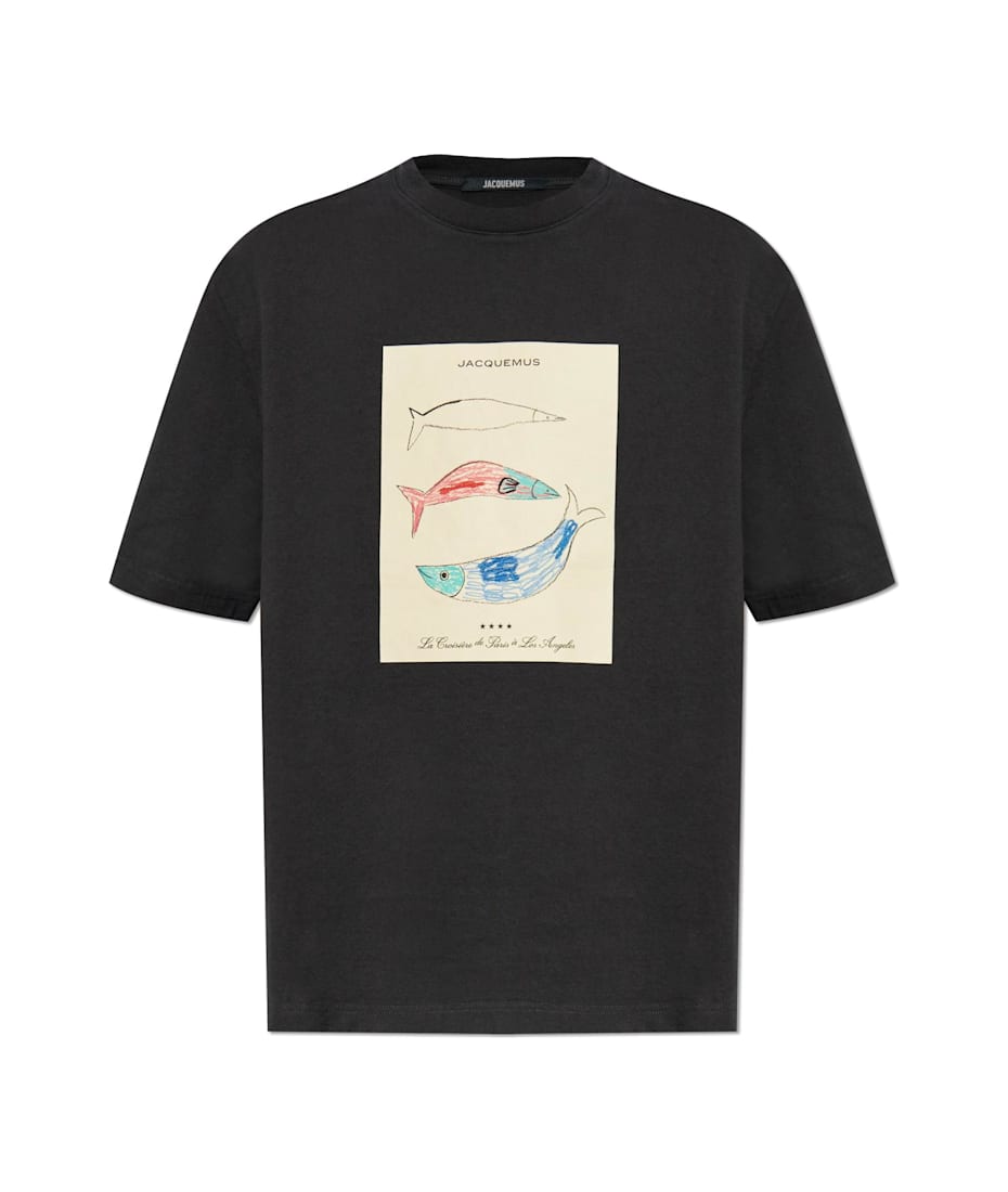新品タグ付きJACQUEMUS LeTshirtGrosGrain ロゴTシャツ 国内即発】JACQUEMUS LE T-SHIRT GROS GRAIN (JACQUEMUS/Tシャツ