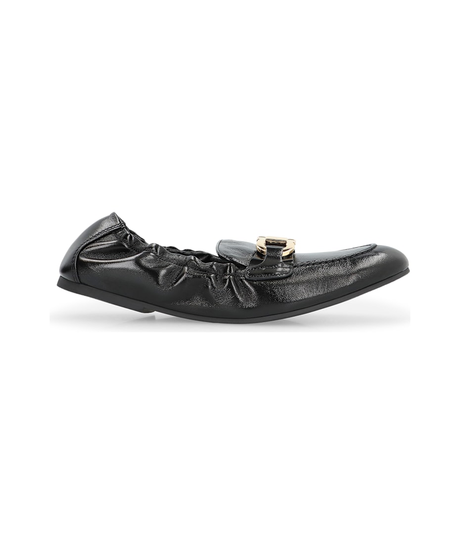 【送料&関税込】Ferragamo Jodie Leather Loafers FERRAGAMO - Jodie Leather loafers black - The Corner