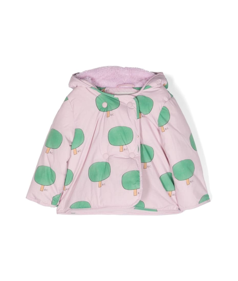 Bobo Choses Baby Green Tree All Over Hooded Anorak | italist