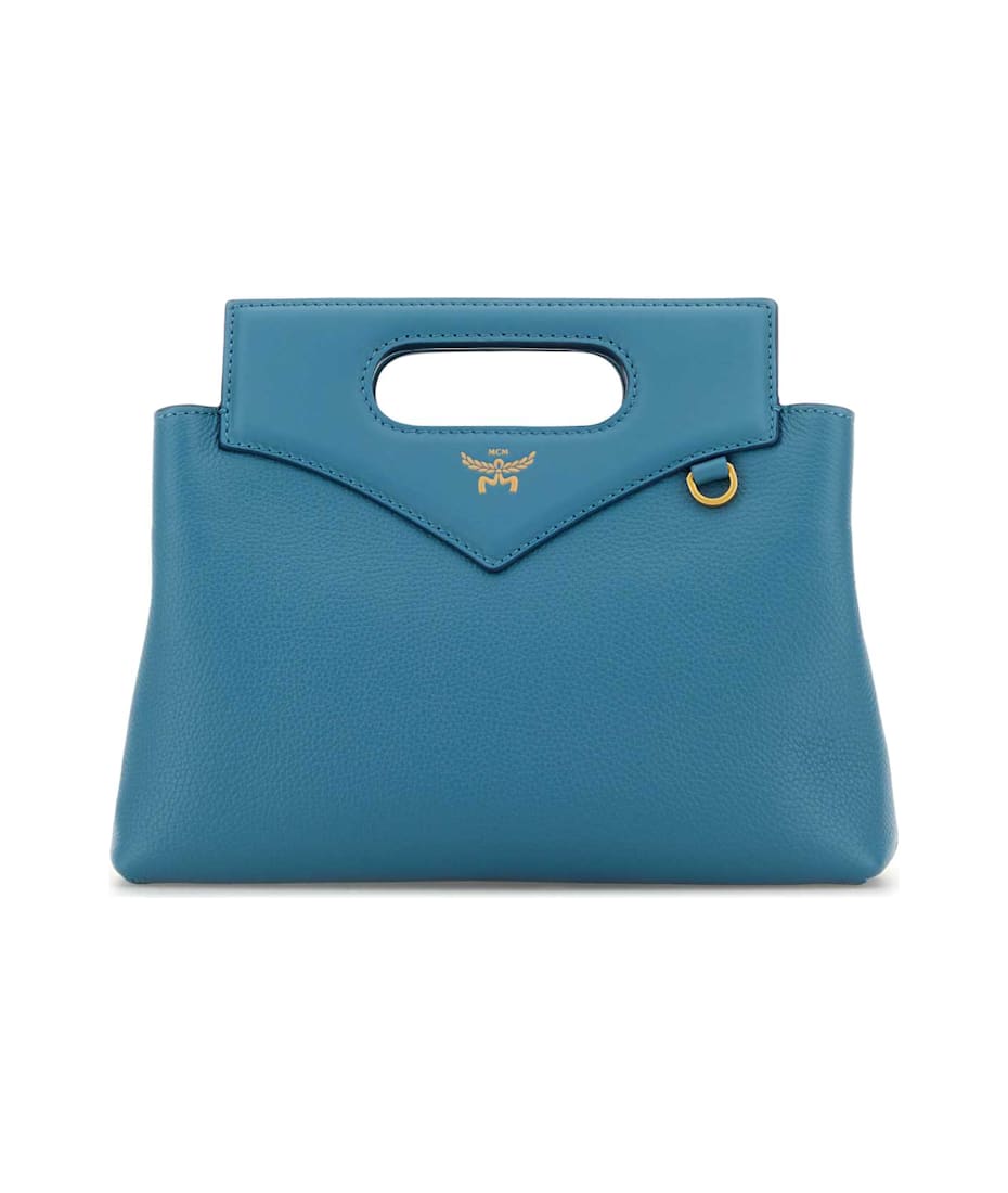 MCM Turquoise Leather Mini Soft Diamond Handbag | italist, ALWAYS
